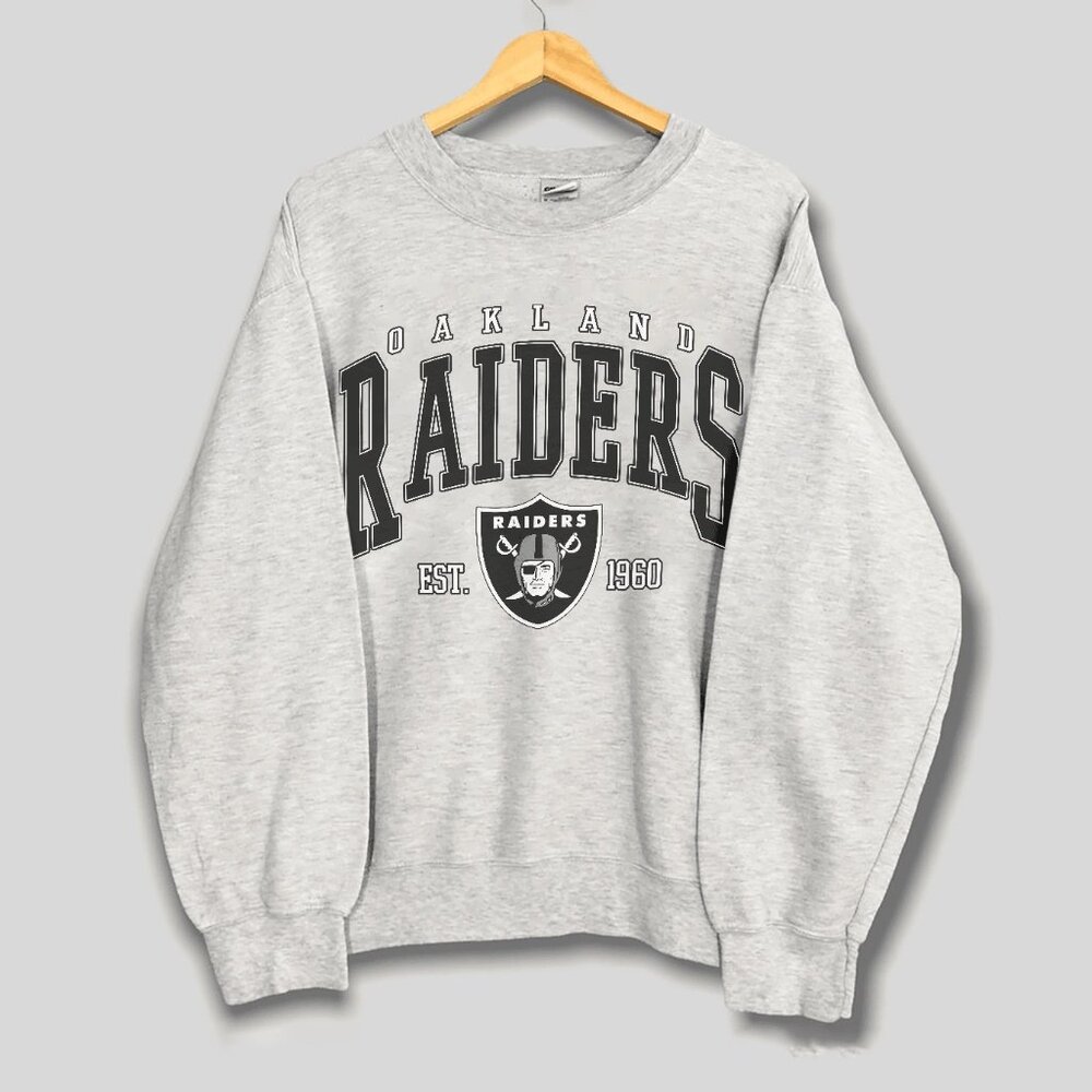 Vintage Oakland Raiders Sweatshirt Retro NFL Raiders Football Unisex Shirt Tee